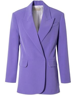AGGI by HALEWSKI Blair Opulence Oversized Blazer - Purple