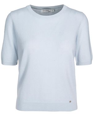 tirillm Alina Cashmere T_ Shirt- Light - Blue