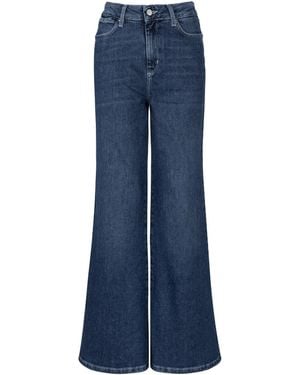 Donna Ida Dallas The High Waisted Super Wide Leg - Blue