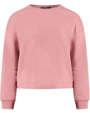 Known Supply Boxy Cotton Crewneck - Pink