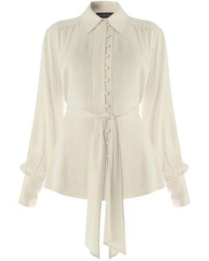 Exquise Neutrals Harlee Long Sleeve Harlee Shirt - White