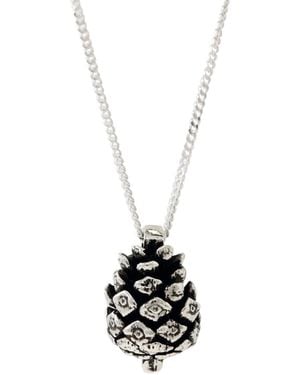 Lee Renee Baby Pine Cone Necklace - White
