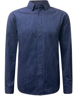 Vustra Storm Button-Down Shirt - Blue