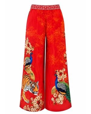 Ana Luisa Kyoto Inspired Wide Leg Trousers