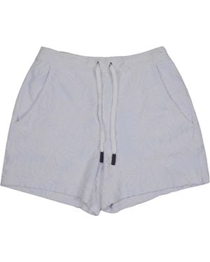 lords of harlech Tess Drawstring Terry Toweling Short - Grey