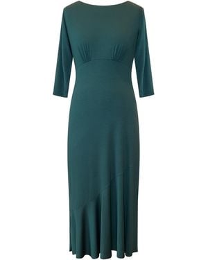 Alie Street London Maxine Asymmetric Dress Pine - Green