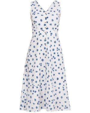 Em & Shi Daisy Day Button Down Dress - White