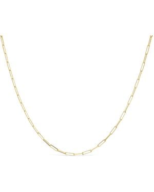 Talismania Jewelry Paperclip Chain Necklace - Metallic