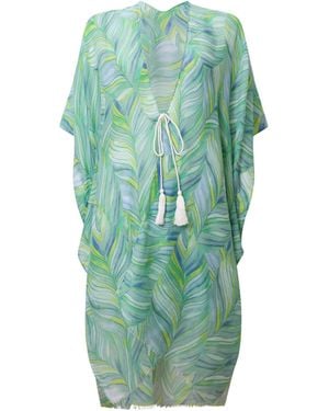 James Lakeland Abstract Print Kaftan - Green
