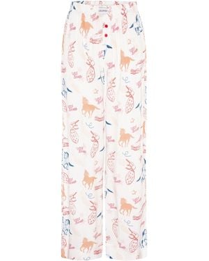 Wild Lovers Roselie Pjyama Trousers - White