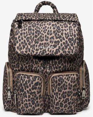 Tiba + Marl Alto Changing Backpack Tonal Leopard - Grey