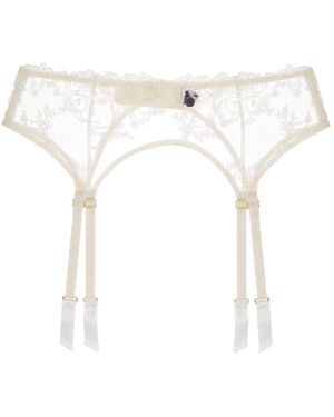 Journelle Cristiana Suspender Belt Vanille - White