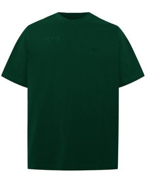 Pcfg Oversized Tee With Emboss Detail - Green