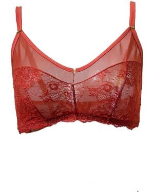 Carol Coelho Magmatica Lava Stretch Bralette - Red
