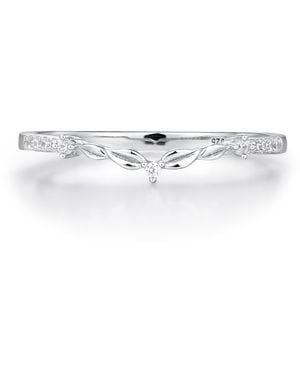 Azura Jewelry New York Glowing Orchid Band Vermeil - White