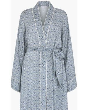 Lily and Lionel Corina Ditsy Floral Robe - Blue