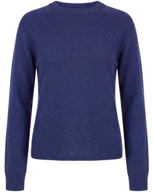 Anse Victorin Elaine Silk Cashmere Pullover Dark - Blue