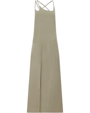 Cansu Xi Long Night Maxi Dress - Natural