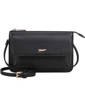Paul Costelloe Sabina Leather Crossbody Bag - Black