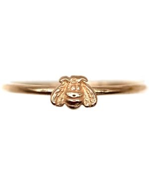 VicStoneNYC Fine Jewelry Bee My Honey Bee Solid Ring - Natural