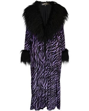 Jennafer Grace Penny Love Haze Faux Fur Jacket - Black