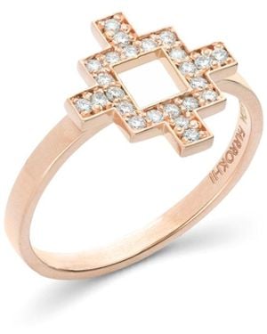 Sheida Farrokhi Rose Minimal Flower Ring - Metallic