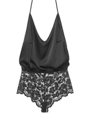 Perilla Lingerie Giselle Jumpsuit - Black
