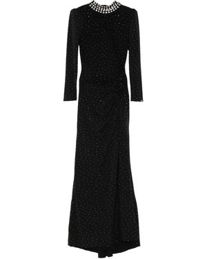 Nissa Crystal-Embellished Maxi Dress - Black