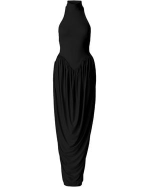 Ats the Label Celine Drapped Maxi Dress - Black