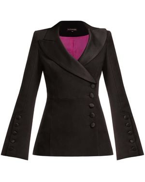 Tia Dorraine Chic Impressions Asymmetric Blazer - Black