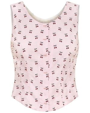 Montce Cherries Jane Tank - Pink