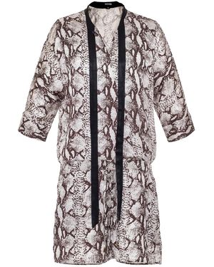 Smart and Joy Snake Print Jumpsuit - Brown