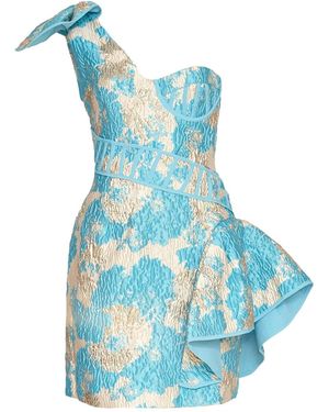 SOHUMAN Abash Sustainable Mini Dress - Blue