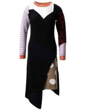 Fully Fashioning Keren Midi Dress - Black