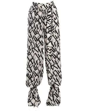 ARTISTA Neutrals Rhythm Baggy Trousers - White