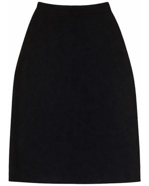Nuvv Collection Elastic Waist Elegant Knit Skirt - Black