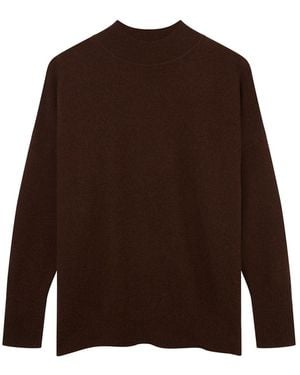 Loop Cashmere Cashmere Links Turtle Neck Sweater - Brown
