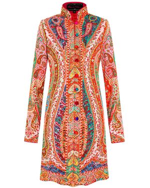 Beatrice von Tresckow Paisley Shawl Carnival Jacket - Red