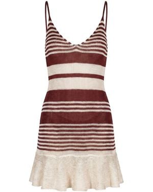 Paramidonna Lea Dress Burgundy - Red