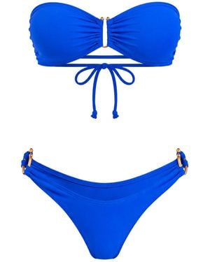 Maui X Lolita Lexi Strapless Bikini - Blue