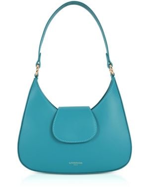 Le Parmentier Obolo Leather Shoulder Bag - Blue
