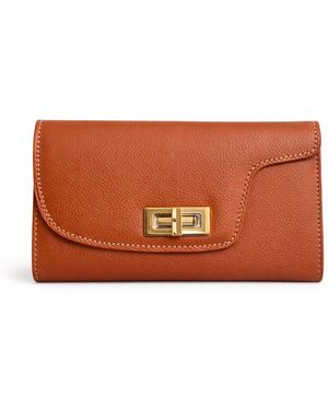 Neightiv Saddle Flap Bag With Belt Loops - Brown