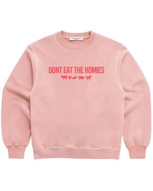 Dont Eat the Homies 3D Crewneck - Pink