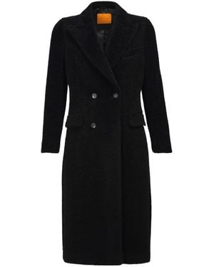 Vulto Alpaca Double Breasted Coat - Black
