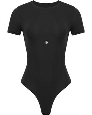 Second Skin Solution Second Skin T-Shirt Bodysuit - Black