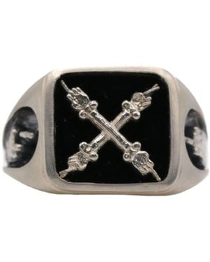 Après Youth Introvert Signet Ring Onyx - Black