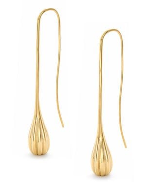 Hye Jane Jewelry Pod Threader Earrings - Metallic