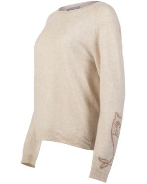 Catnip and Seaweed Neutrals The Cashmere Jumper - Natural