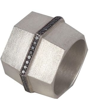 Dime Tribe Bullet Ring - Metallic