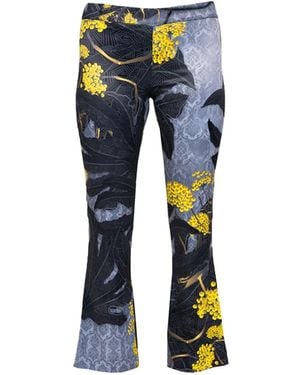 ARTISTA Diana Printed Hendrix Pants - Blue